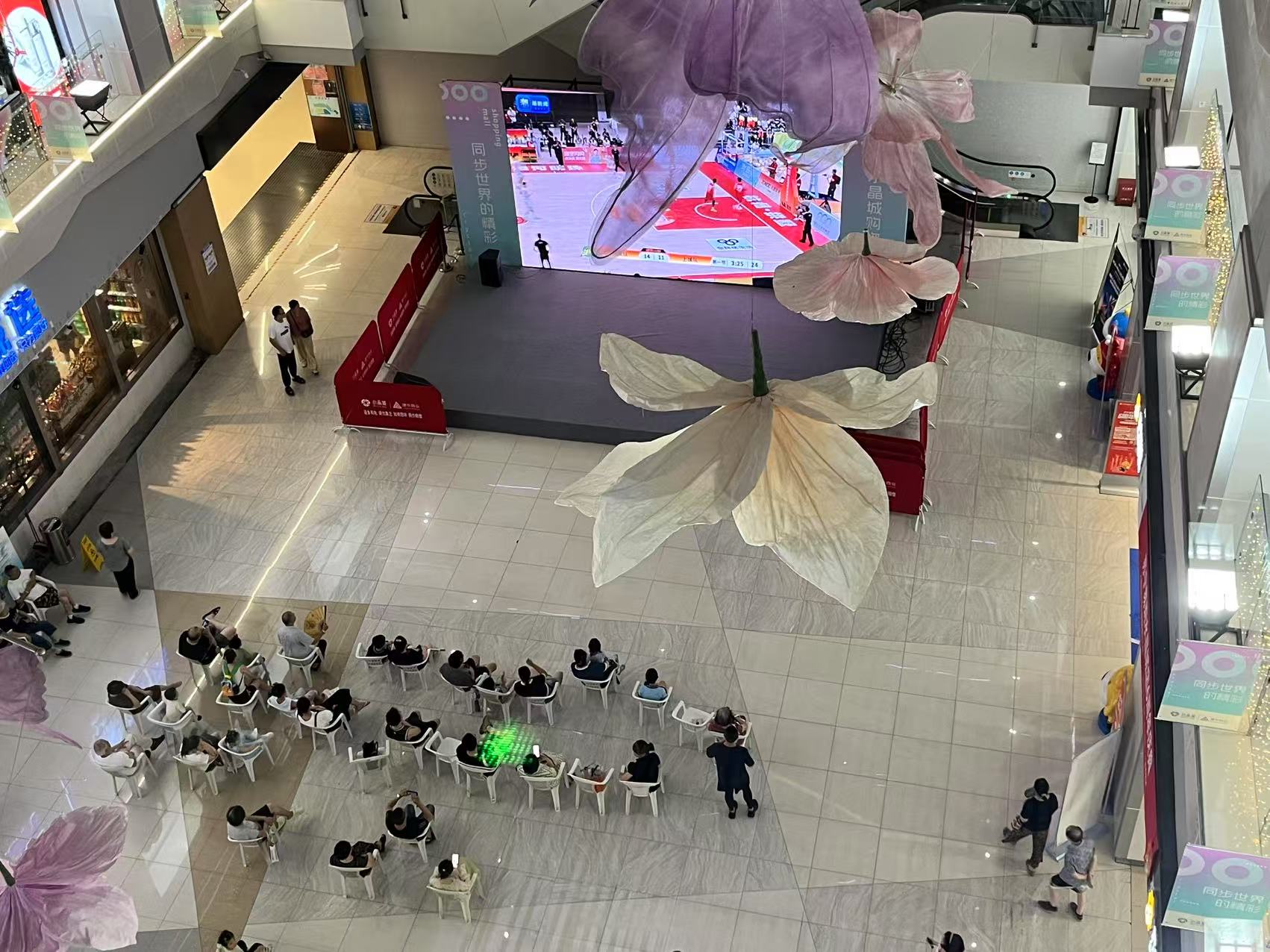 水晶城轉(zhuǎn)播浙BA賽事·點(diǎn)燃市民觀賽熱情