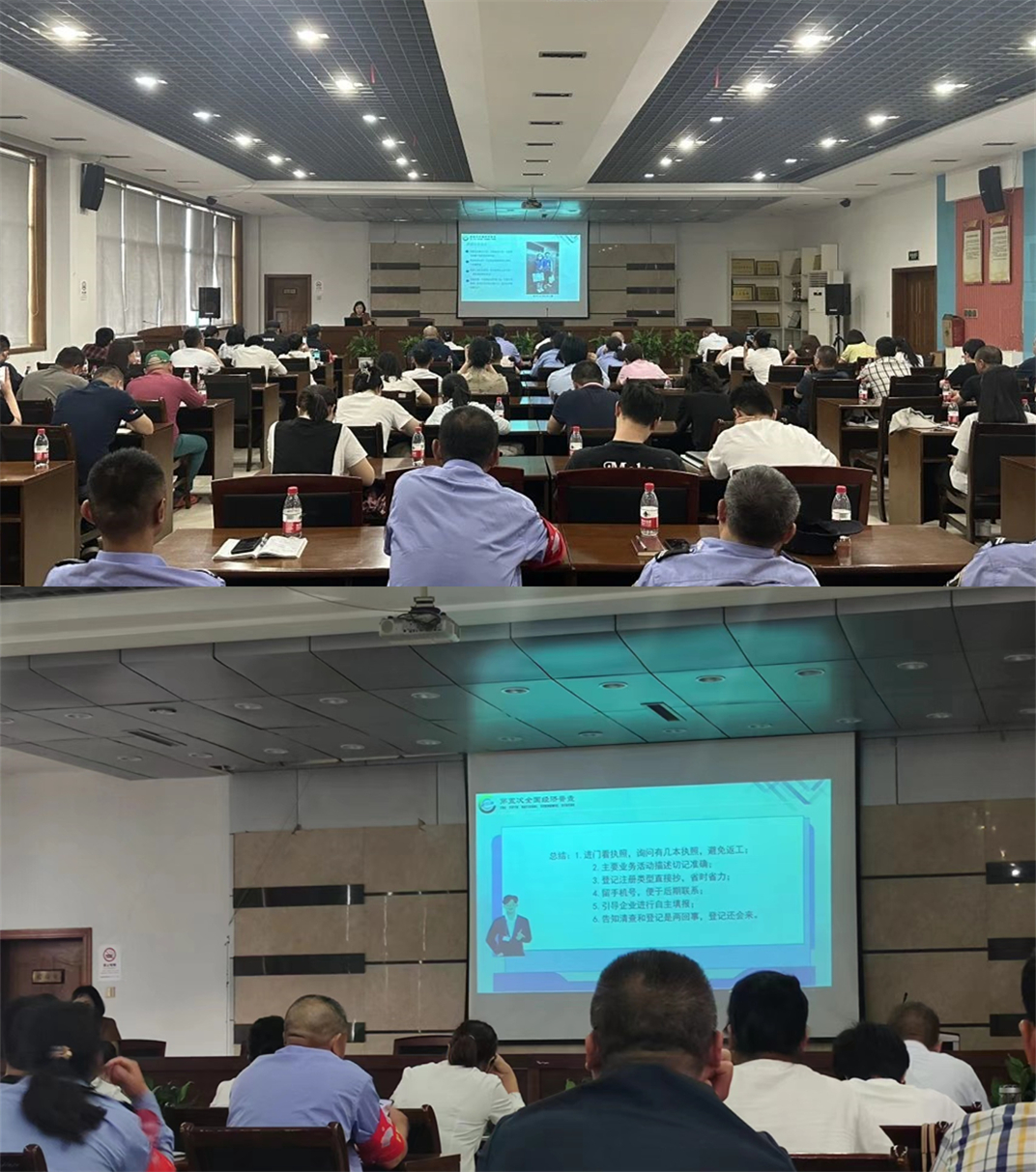 建華市場(chǎng)參加經(jīng)濟(jì)普查單位清查培訓(xùn)會(huì)