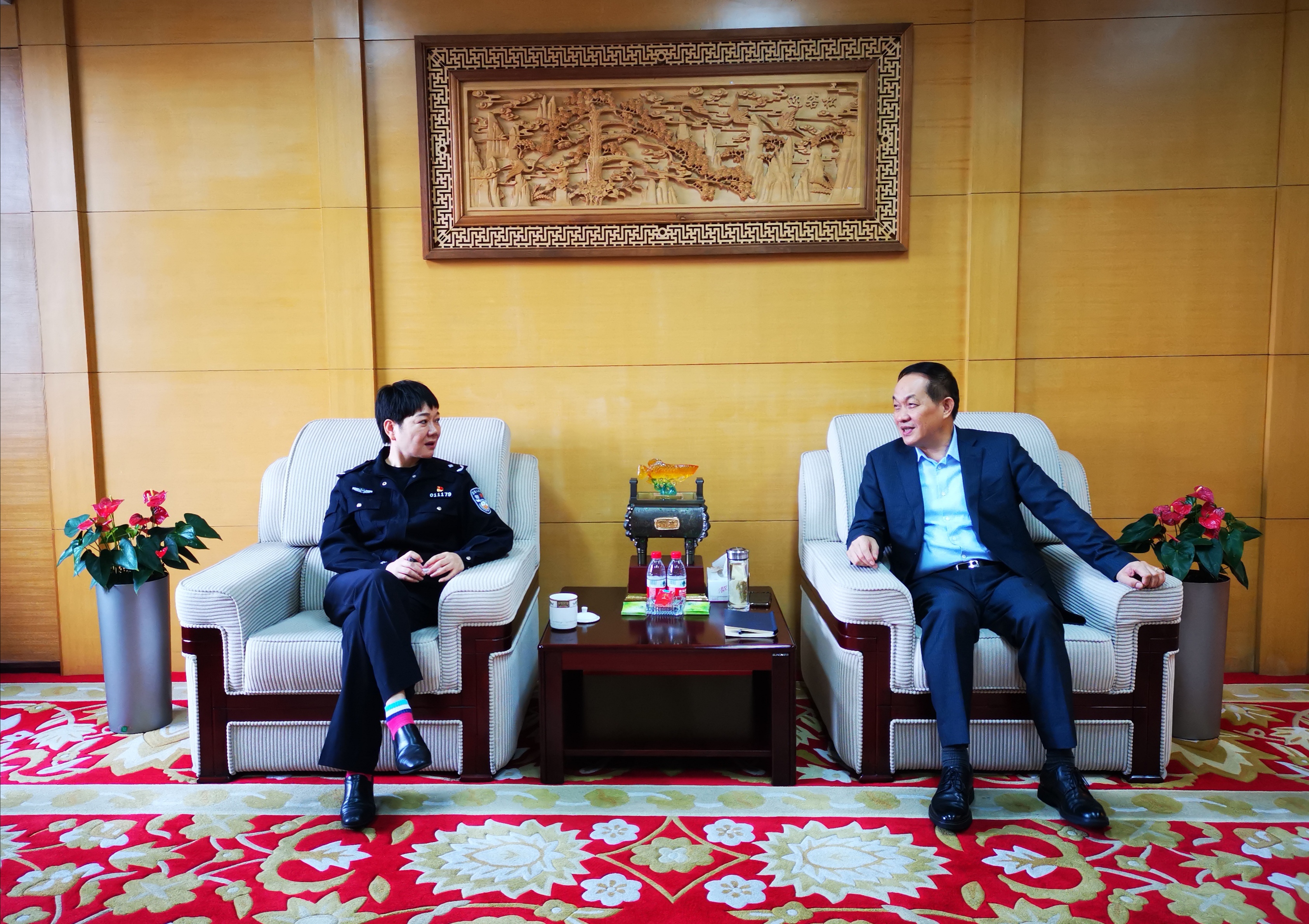 拱墅區(qū)公安分局領(lǐng)導(dǎo)蒞臨集團走訪